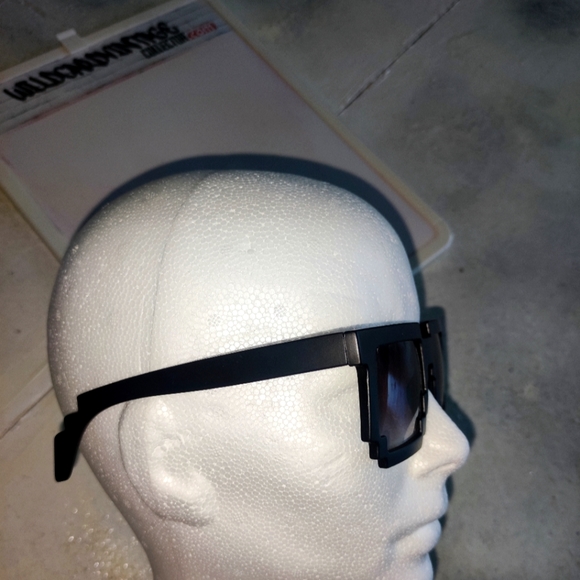 Retro 2000's Y2K Pixelated Digital style sunglasses - Picture 3 of 3